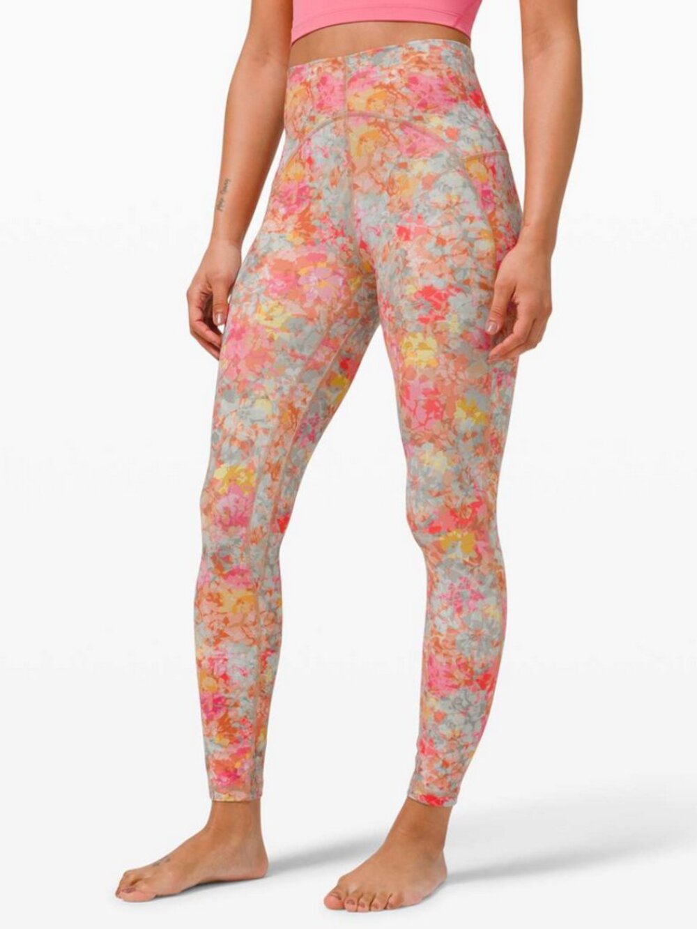 Lululemon Unlimit High Rise Tight 4 Inflorescence Multi - Picture 2 of 9